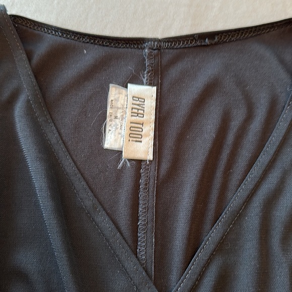 Vintage Byer Too! Black Slip Dress - Picture 6 of 12